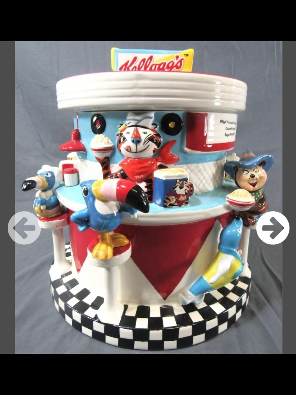 KELLOGGS 100th ANNIVERSARY COLLECTABLE  COOKIE JAR